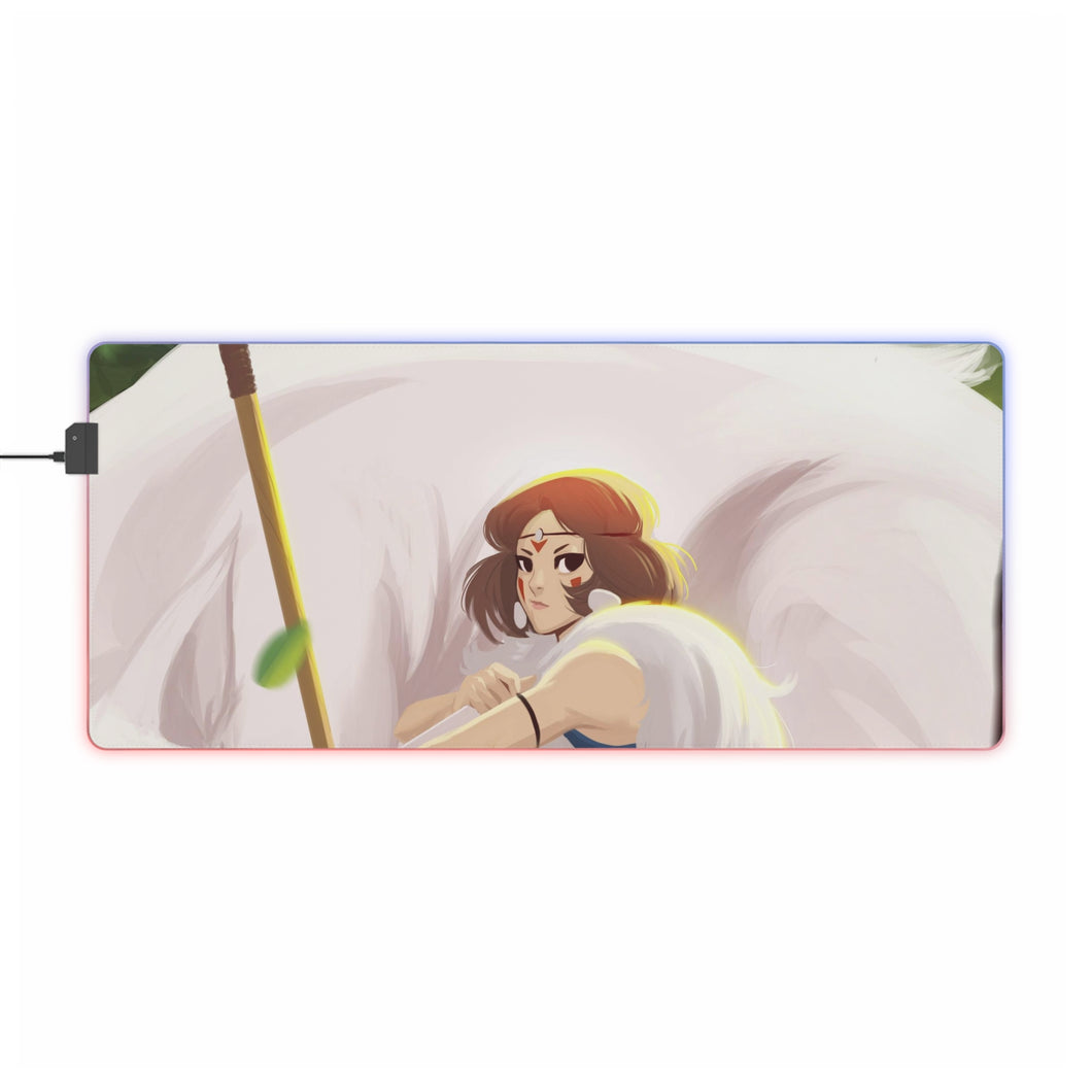 Princess Mononoke RGB LED Mouse Pad (Desk Mat)