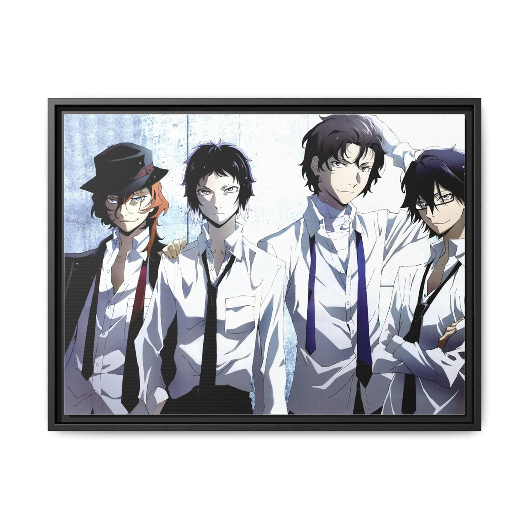 Anime Bungou Stray Dogs Canvas Framed Art Print