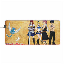 Load image into Gallery viewer, Anime Fairy Tail RGB LED Mouse Pad (Desk Mat)

