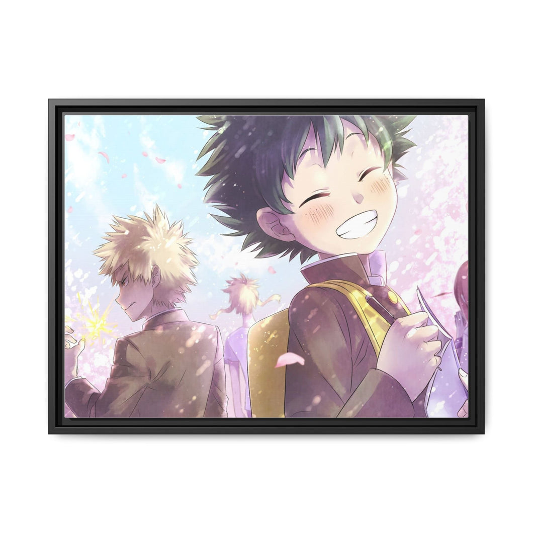Anime My Hero Academia Canvas Framed Art Print