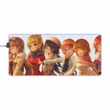 Load image into Gallery viewer, Love Live! Maki Nishikino, Kotori Minami, Umi Sonoda, Honoka Kousaka, Rin Hoshizora RGB LED Mouse Pad (Desk Mat)
