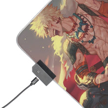 Load image into Gallery viewer, My Hero Academia Izuku Midoriya, Katsuki Bakugou RGB LED Mouse Pad (Desk Mat)
