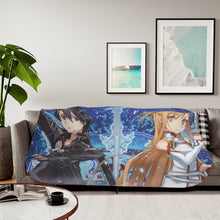 Load image into Gallery viewer, Anime Sword Art Online Sherpa Blanket
