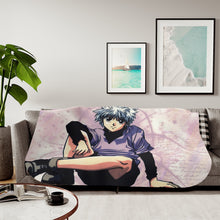 Load image into Gallery viewer, Hunter x Hunter Killua Zoldyck Sherpa Blanket
