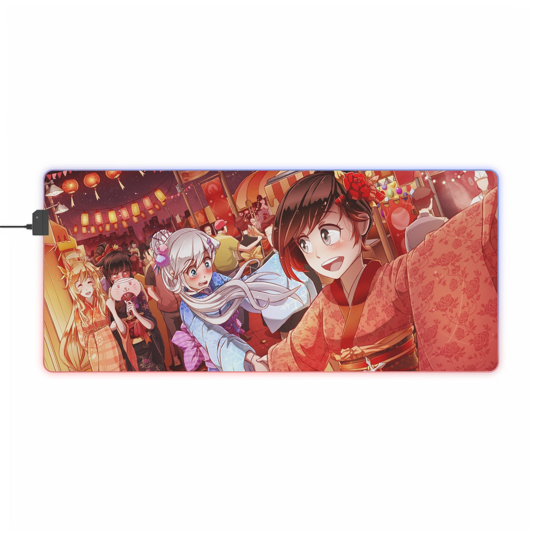 RWBY:Festival RGB LED Mouse Pad (Desk Mat)