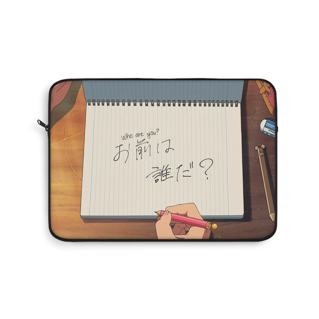 Who Are You? Laptop Sleeve