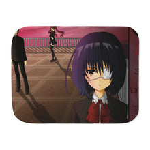 Load image into Gallery viewer, Another Mei Misaki, Kouichi Sakakibara, Izumi Akazawa Sherpa Blanket
