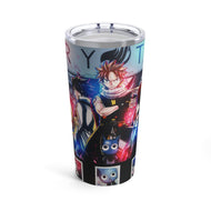 Fairy Tail Natsu Dragneel, Erza Scarlet, Gray Fullbuster, Lucy Heartfilia, Happy Tumbler 20oz