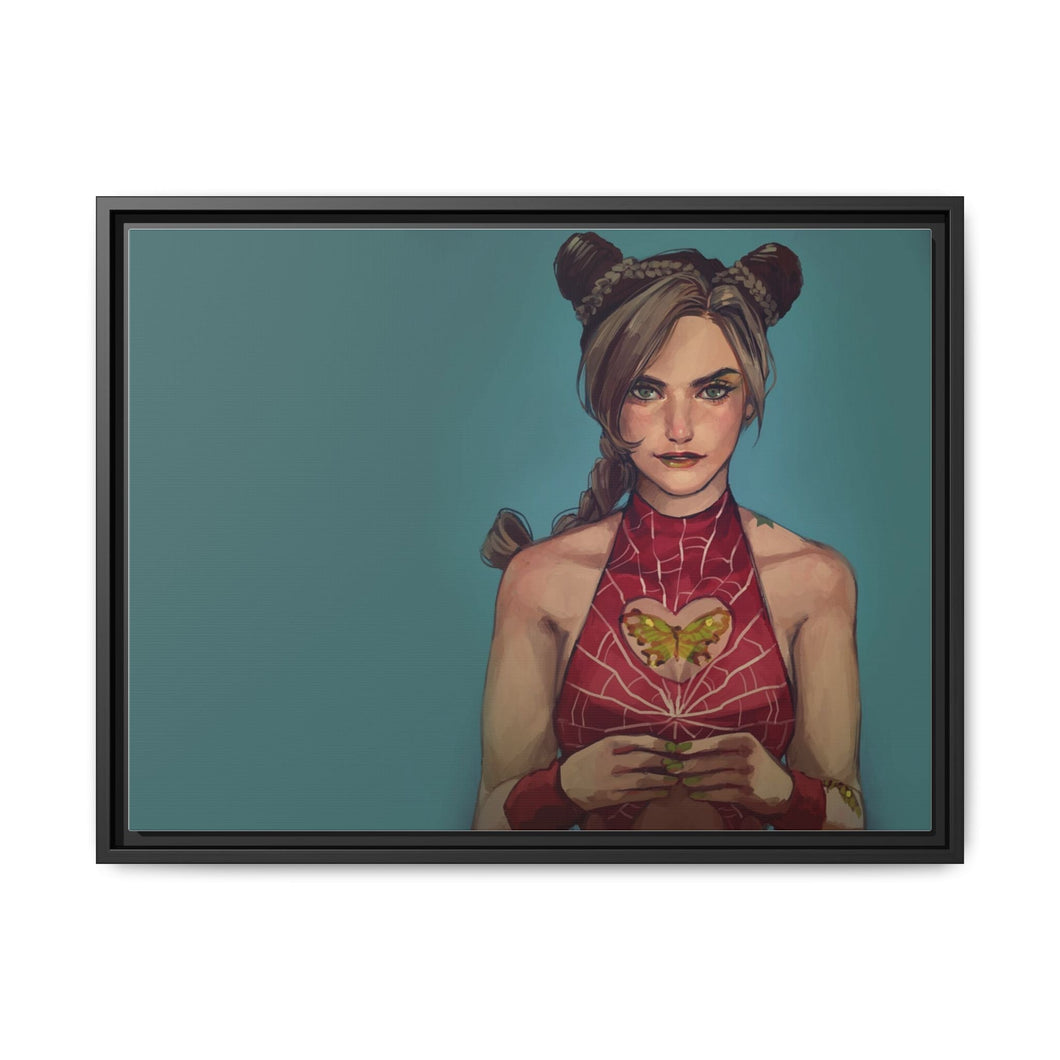 Jolyne Cujoh / Stone Ocean Canvas Framed Art Print