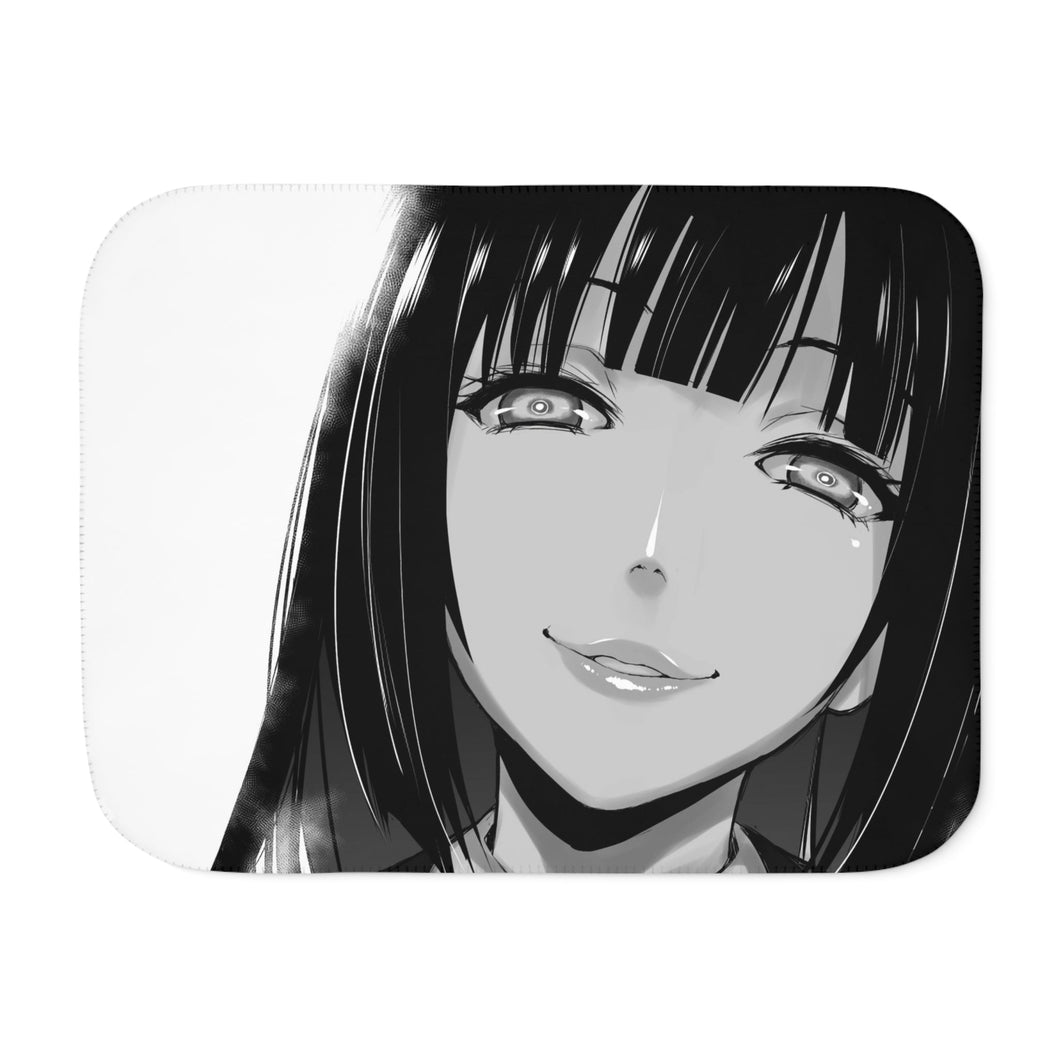 Anime Kakegurui Sherpa Blanket