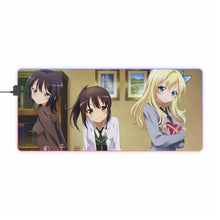 Load image into Gallery viewer, Boku Wa Tomodachi Ga Sukunai Sena Kashiwazaki, Yozora Mikazuki, Rika Shiguma RGB LED Mouse Pad (Desk Mat)
