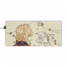 Load image into Gallery viewer, Violet Evergarden RGB LED Mouse Pad (Desk Mat)
