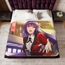 Load image into Gallery viewer, Kakegurui Yumeko Jabami Sherpa Blanket
