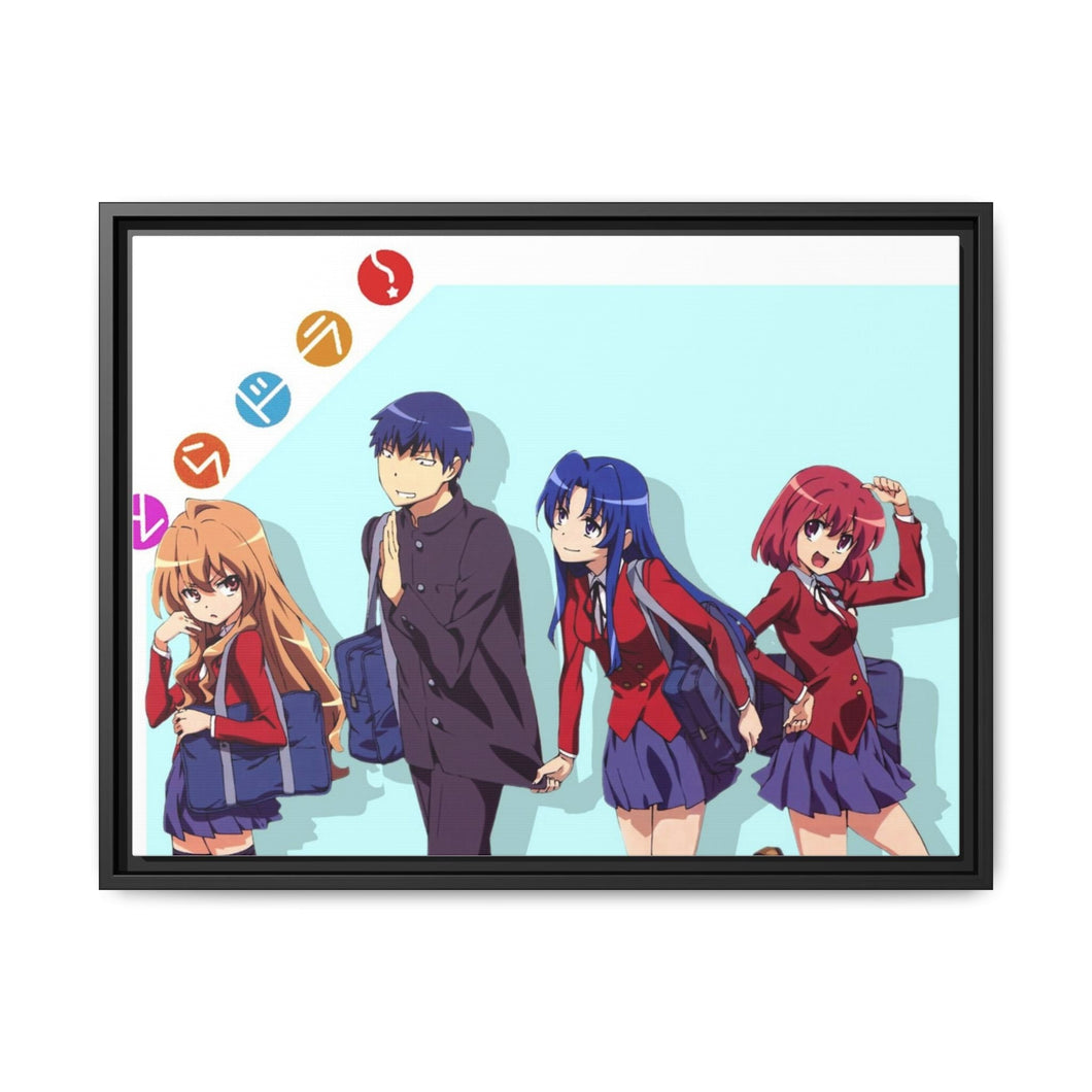 Toradora! Canvas Framed Art Print