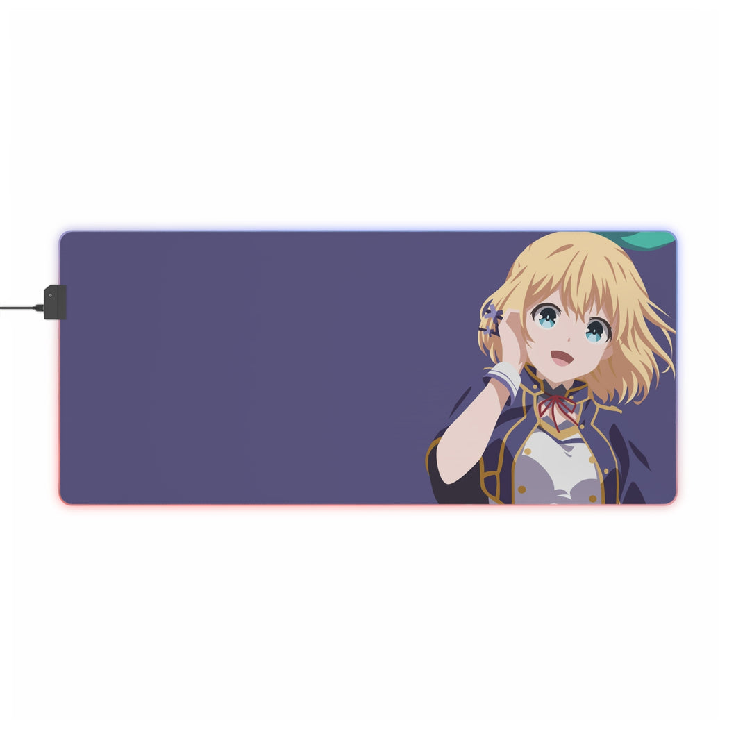 Rokudenashi Majutsu Koushi To Akashic Records Rumia Tingel RGB LED Mouse Pad (Desk Mat)