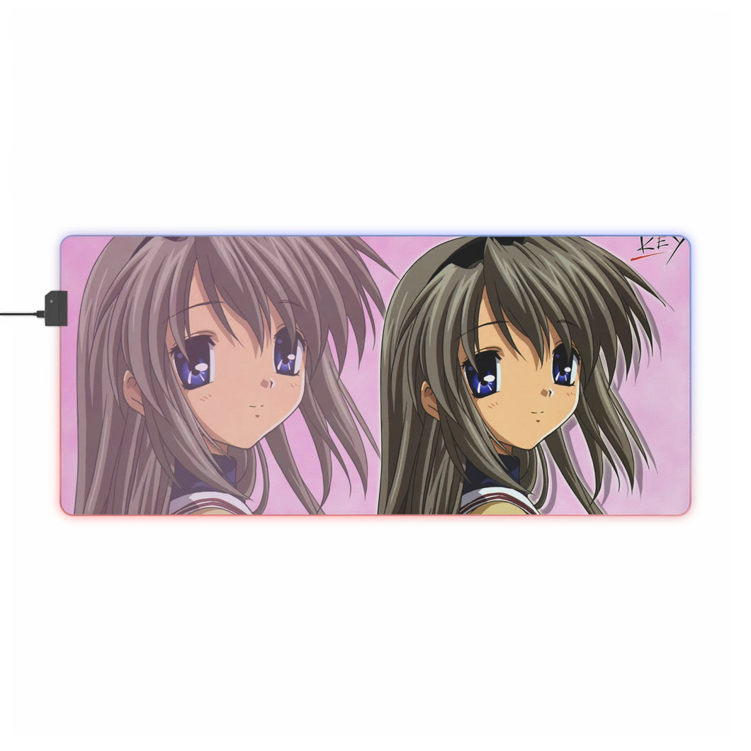 Clannad Tomoyo Sakagami RGB LED Mouse Pad (Desk Mat)