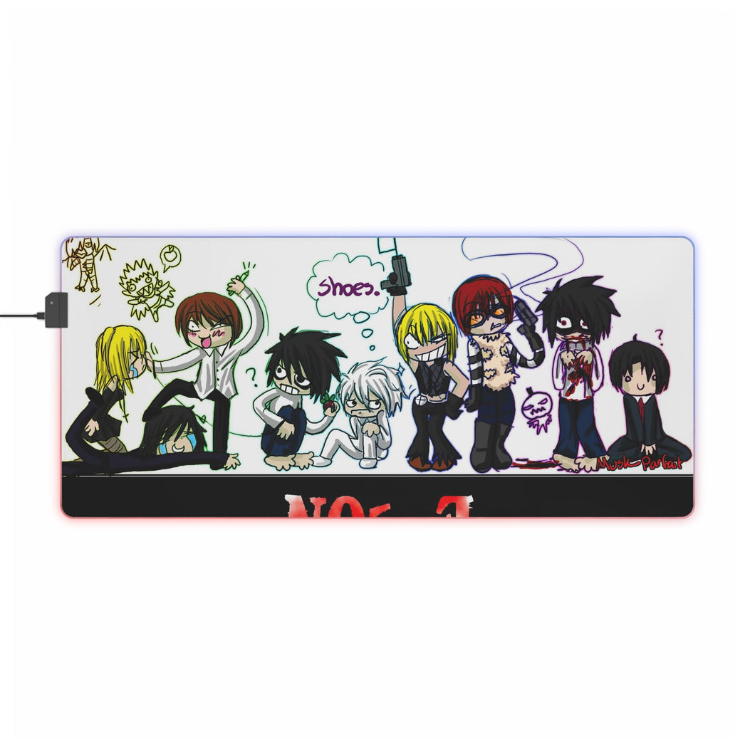 Anime Death Note RGB LED Mouse Pad (Desk Mat)