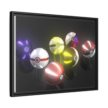 Load image into Gallery viewer, PokÃ©balls Canvas Framed Art Print
