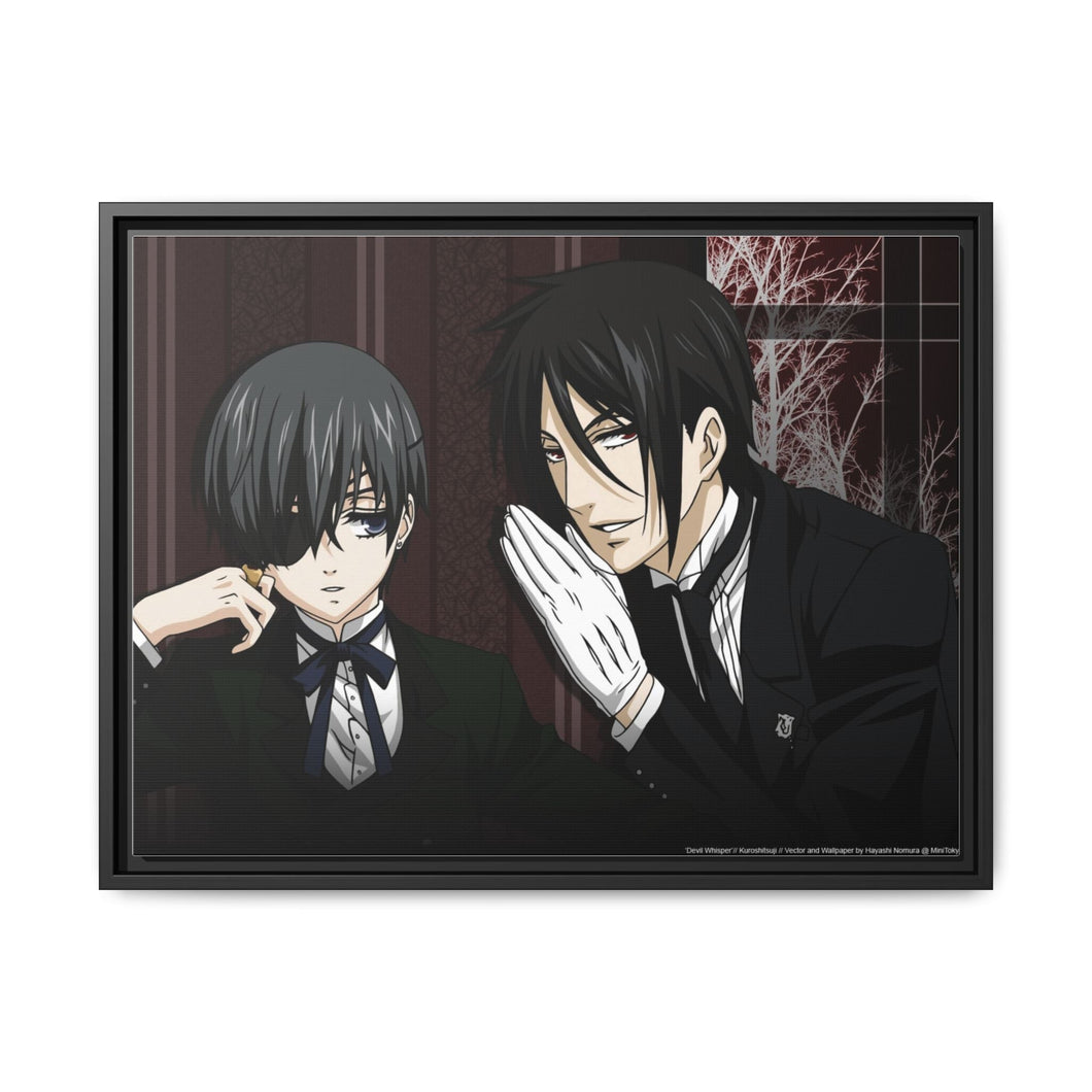 Secret Canvas Framed Art Print