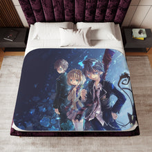 Load image into Gallery viewer, Rin,Yukio and Shiemi Sherpa Blanket
