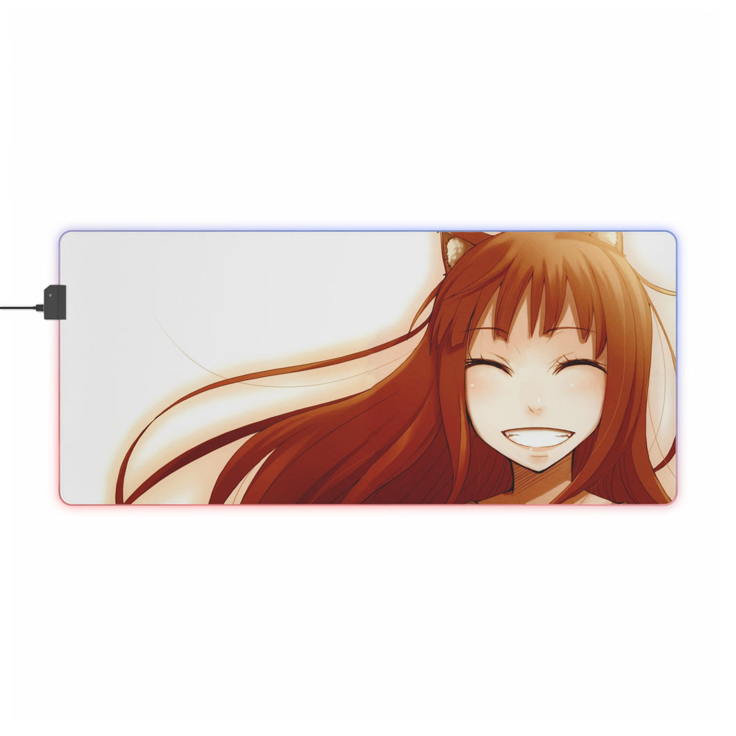 Spice And Wolf RGB LED Mouse Pad (Desk Mat)