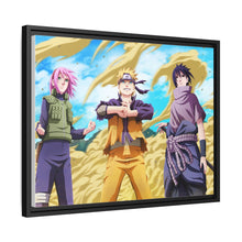 Load image into Gallery viewer, Sakura,Naruto and Sasuke (Day version) Canvas Framed Art Print
