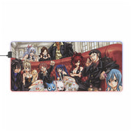 Fairy Tail Natsu Dragneel, Erza Scarlet, Gray Fullbuster, Lucy Heartfilia, Happy RGB LED Mouse Pad (Desk Mat)