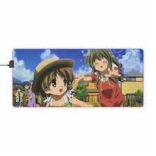 Load image into Gallery viewer, Clannad Tomoya Okazaki, Fuuko Ibuki RGB LED Mouse Pad (Desk Mat)
