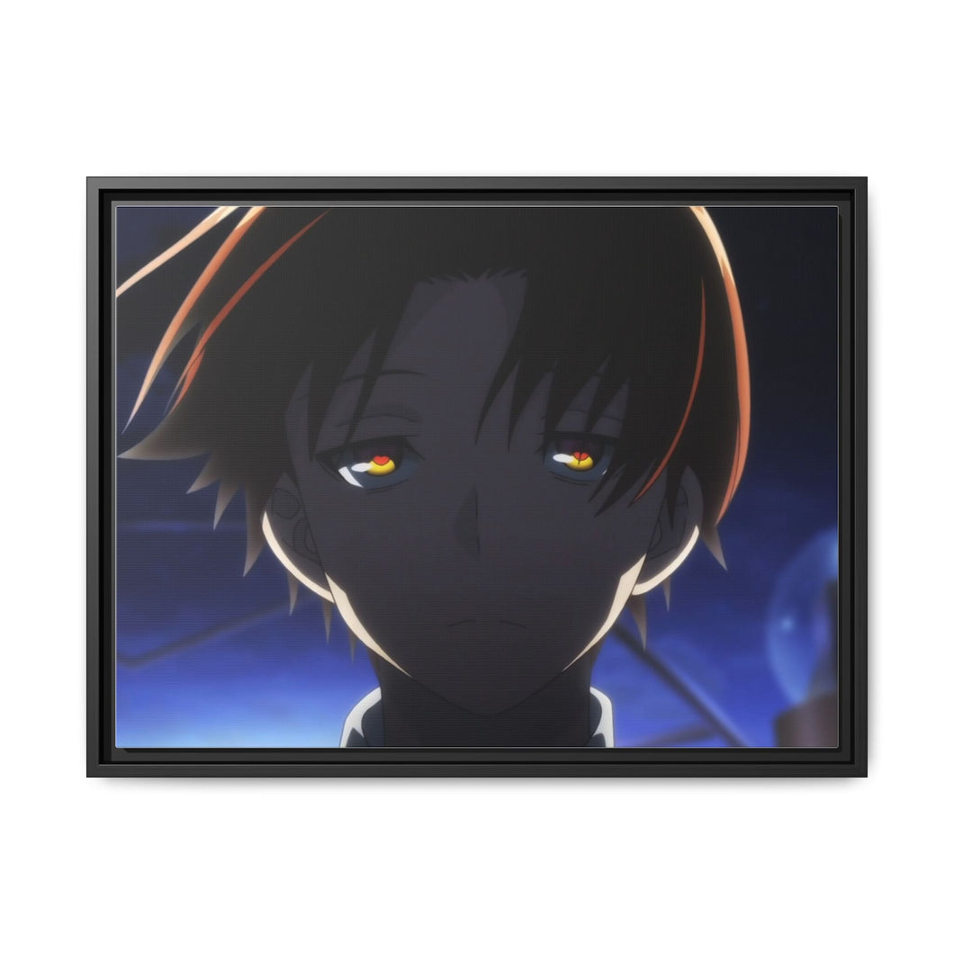 Ayanokouji Kiyotaka Canvas Framed Art Print