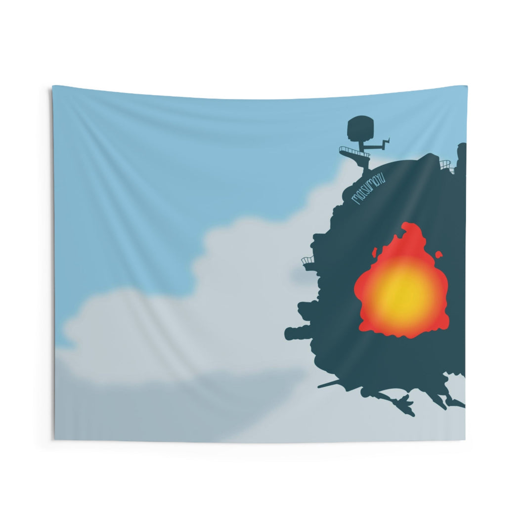 Howl's Moving Castle Indoor Wall Tapestry