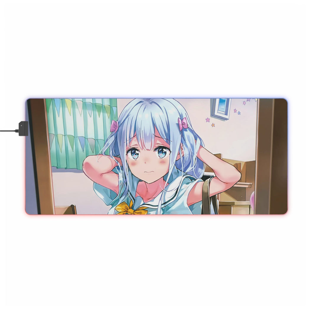 EroManga-Sensei RGB LED Mouse Pad (Desk Mat)