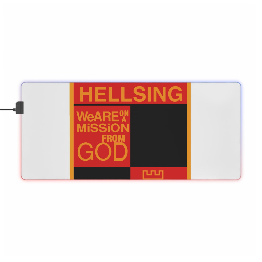 Hellsing RGB LED Mouse Pad (Desk Mat)