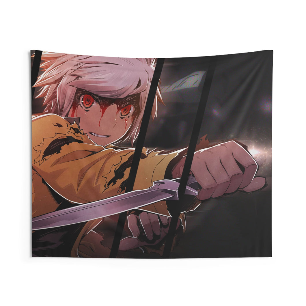 Is It Wrong To Try To Pick Up Girls In A Dungeon? Indoor Wall Tapestry