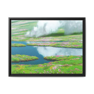Anime Howl's Moving Castle Canvas Framed Art Print