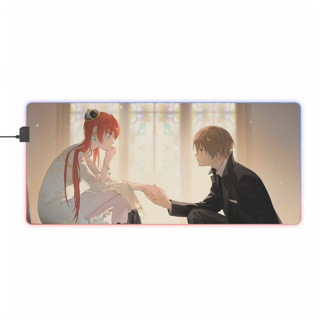 Will You Be Mine? RGB LED Mouse Pad (Desk Mat)
