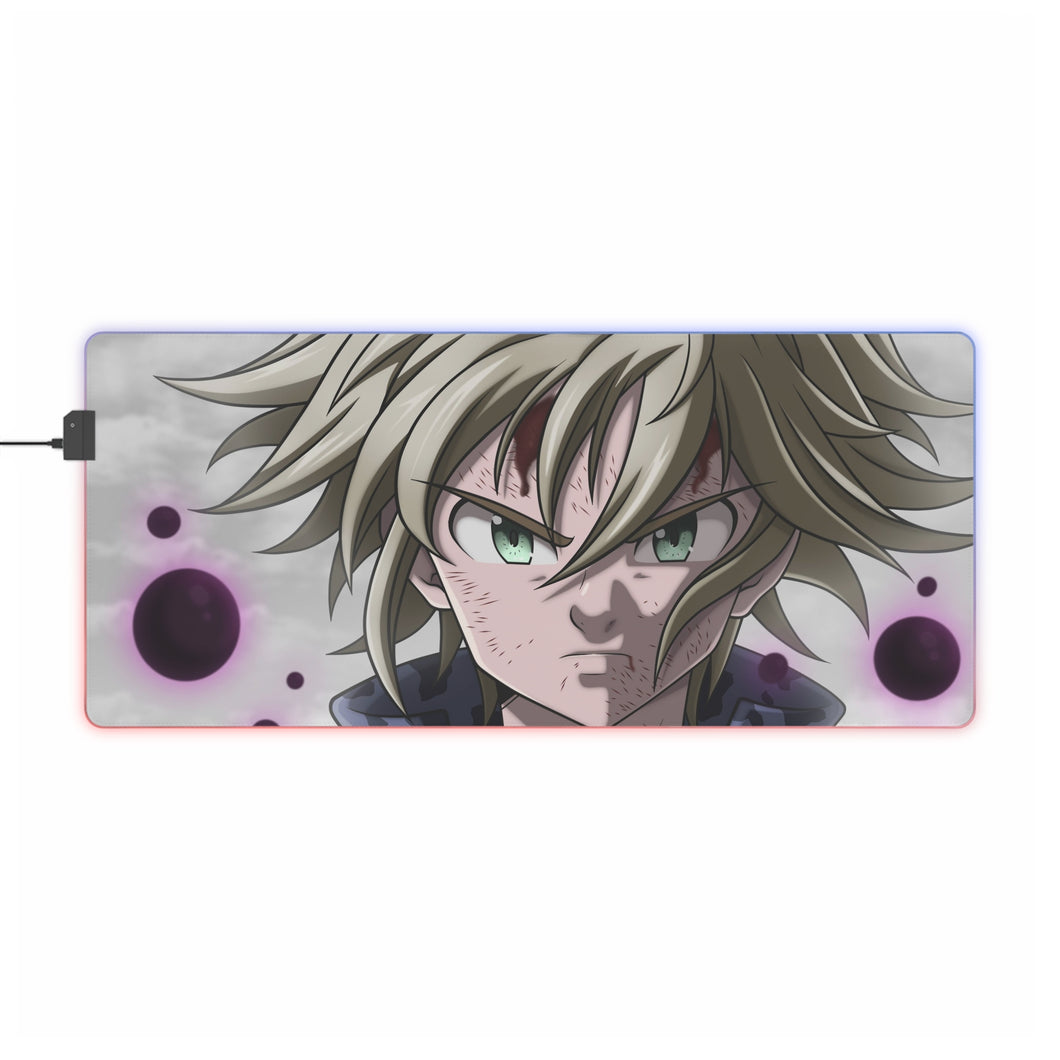 Meliodas Spheres of Demonic Power RGB LED Mouse Pad (Desk Mat)