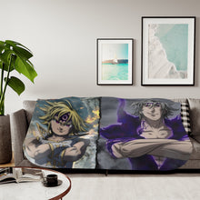 Load image into Gallery viewer, Anime The Seven Deadly Sins Sherpa Blanket
