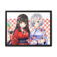 Anime Kantai Collection Canvas Framed Art Print