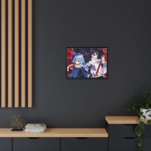 Load image into Gallery viewer, Rimuru Tempest and Shizue Izawa Canvas Framed Art Print
