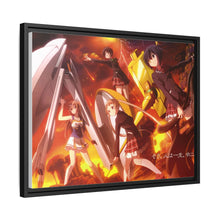 Load image into Gallery viewer, Love, Chunibyo &amp; Other Delusions Rikka Takanashi, Sanae Dekomori, Shinka Nibutani, Kumin Tsuyuri Canvas Framed Art Print
