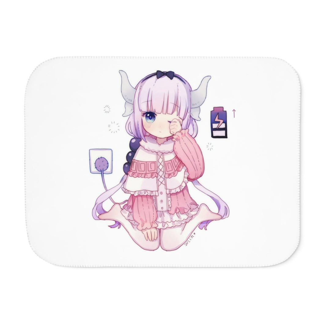 Miss Kobayashi's Dragon Maid Sherpa Blanket