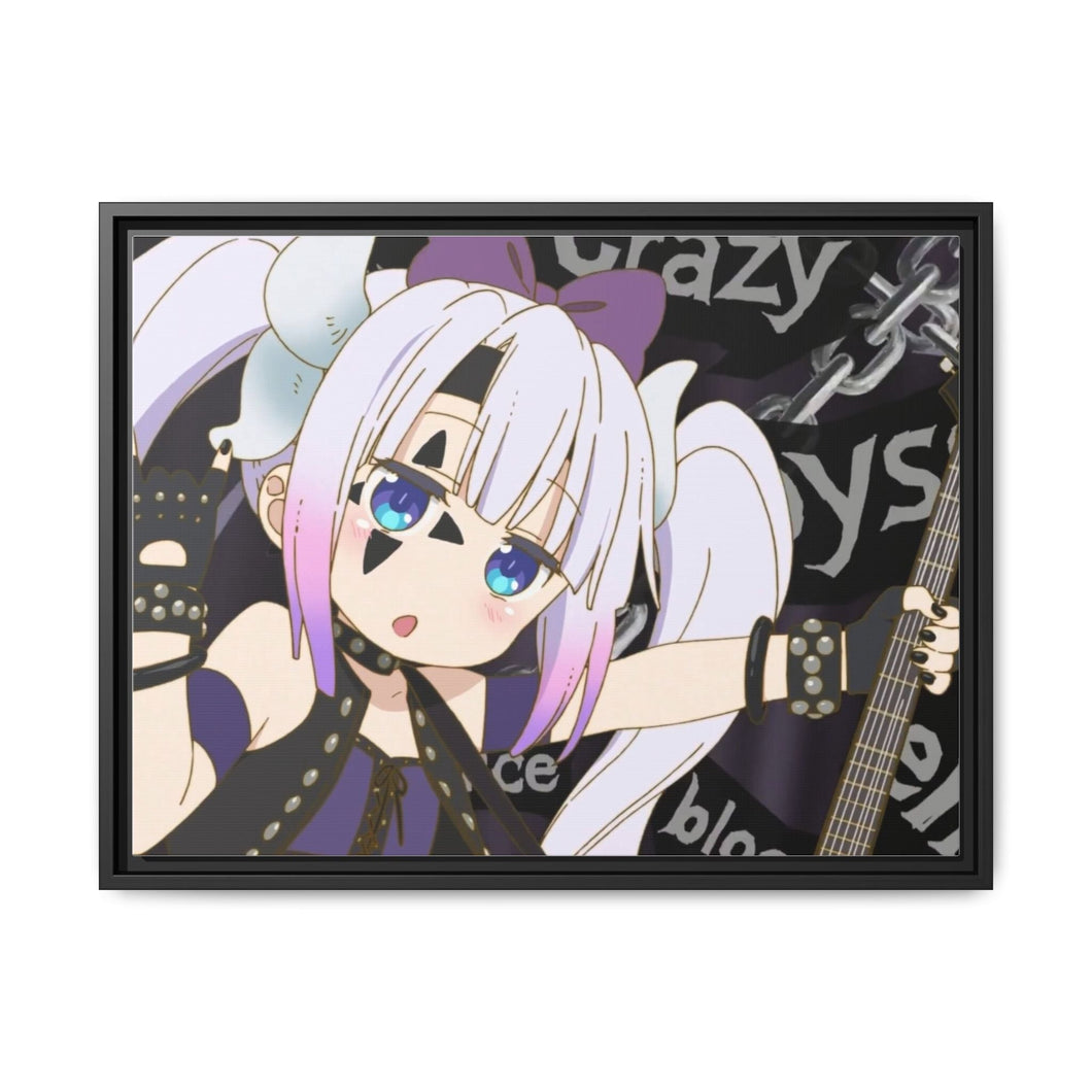 Kanna Metal Canvas Framed Art Print