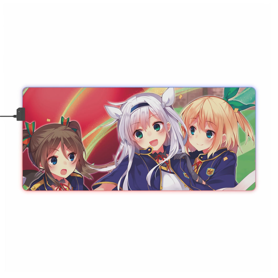 Rokudenashi Majutsu Koushi To Akashic Records Sistine Fibel, Rumia Tingel RGB LED Mouse Pad (Desk Mat)