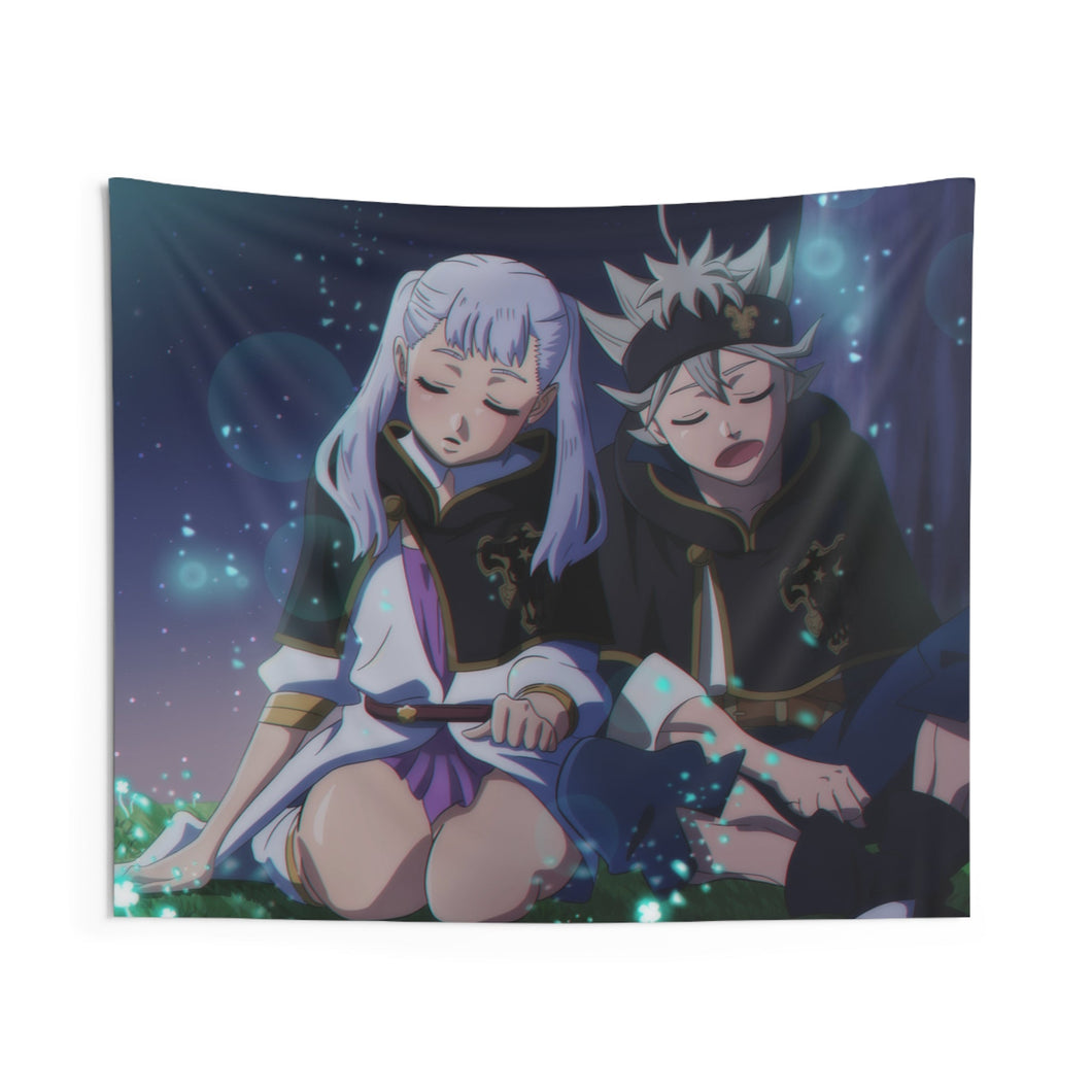 Black Clover Asta, Noelle Silva Indoor Wall Tapestry