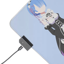 Load image into Gallery viewer, Ram Rem (Re:ZERO) RGB LED Mouse Pad (Desk Mat)
