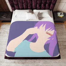 Load image into Gallery viewer, Assassination Classroom Ritsu Sherpa Blanket
