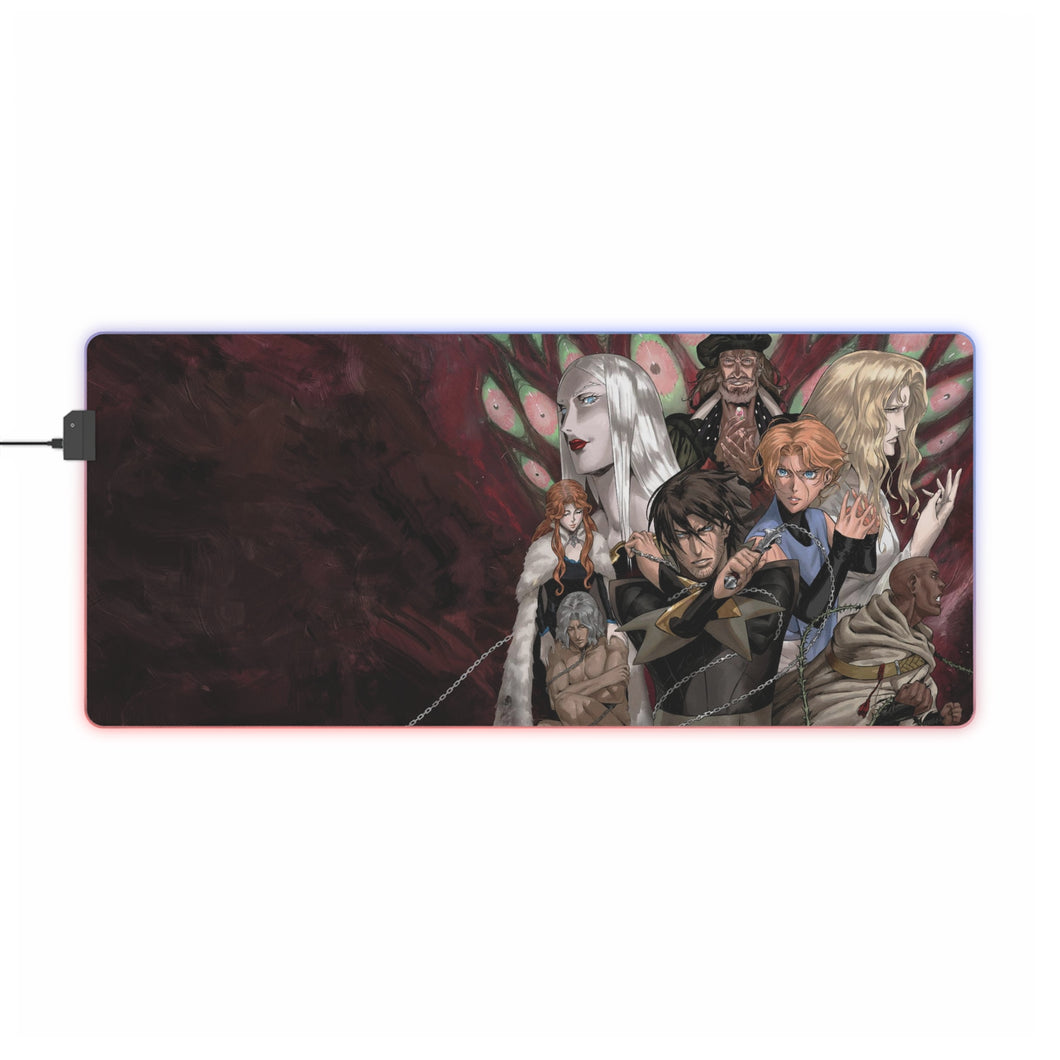Anime Castlevania RGB LED Mouse Pad (Desk Mat)