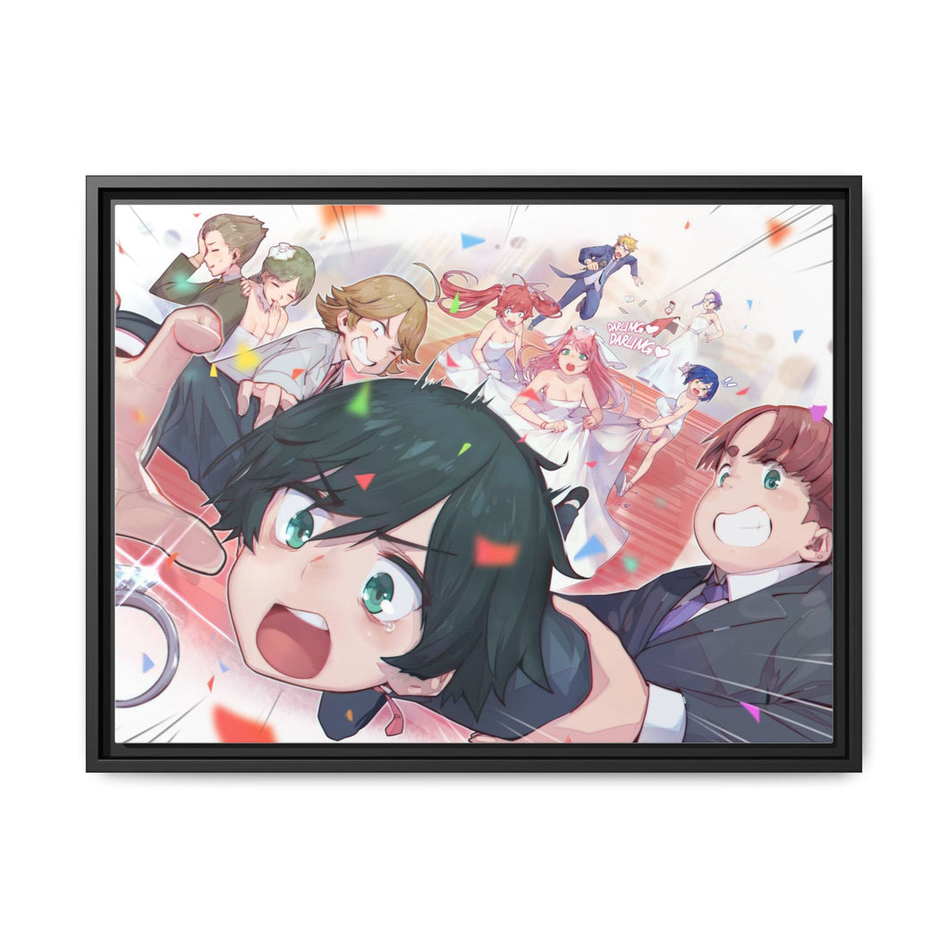 Darling in the FranXX Canvas Framed Art Print