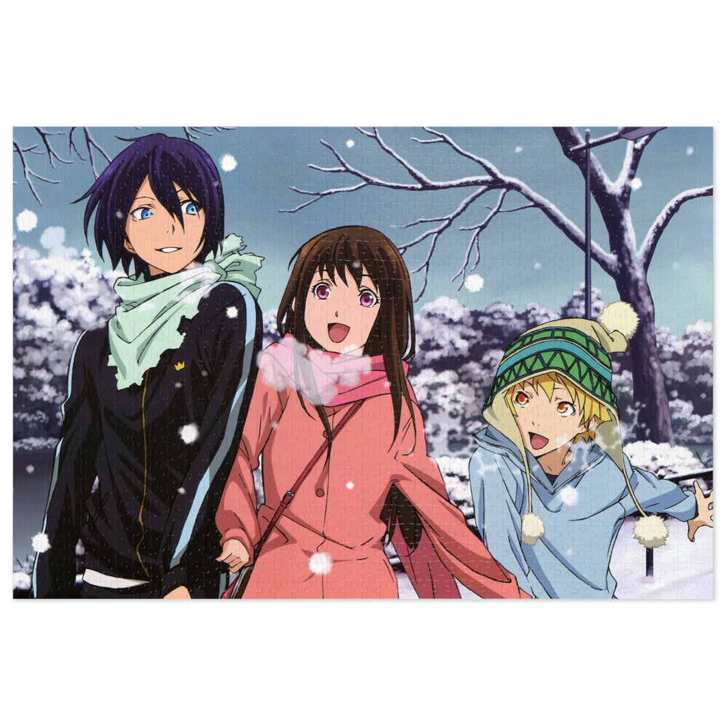 Noragami Yato, Yukine, Hiyori Iki, Noragami Jigsaw Puzzle