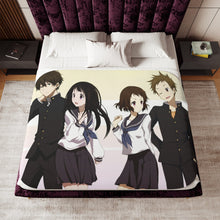 Load image into Gallery viewer, Hyuoka main members Sherpa Blanket
